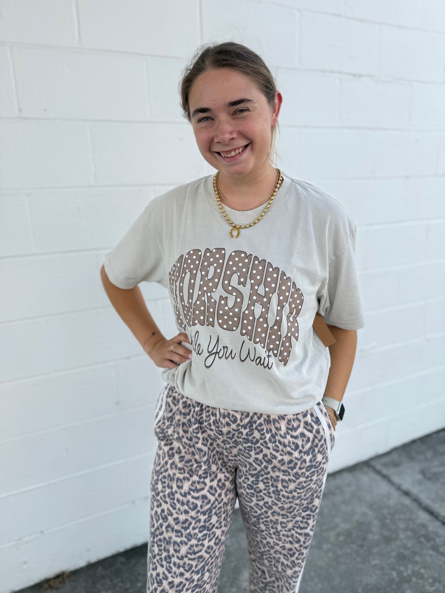Worship While You Wait Tee