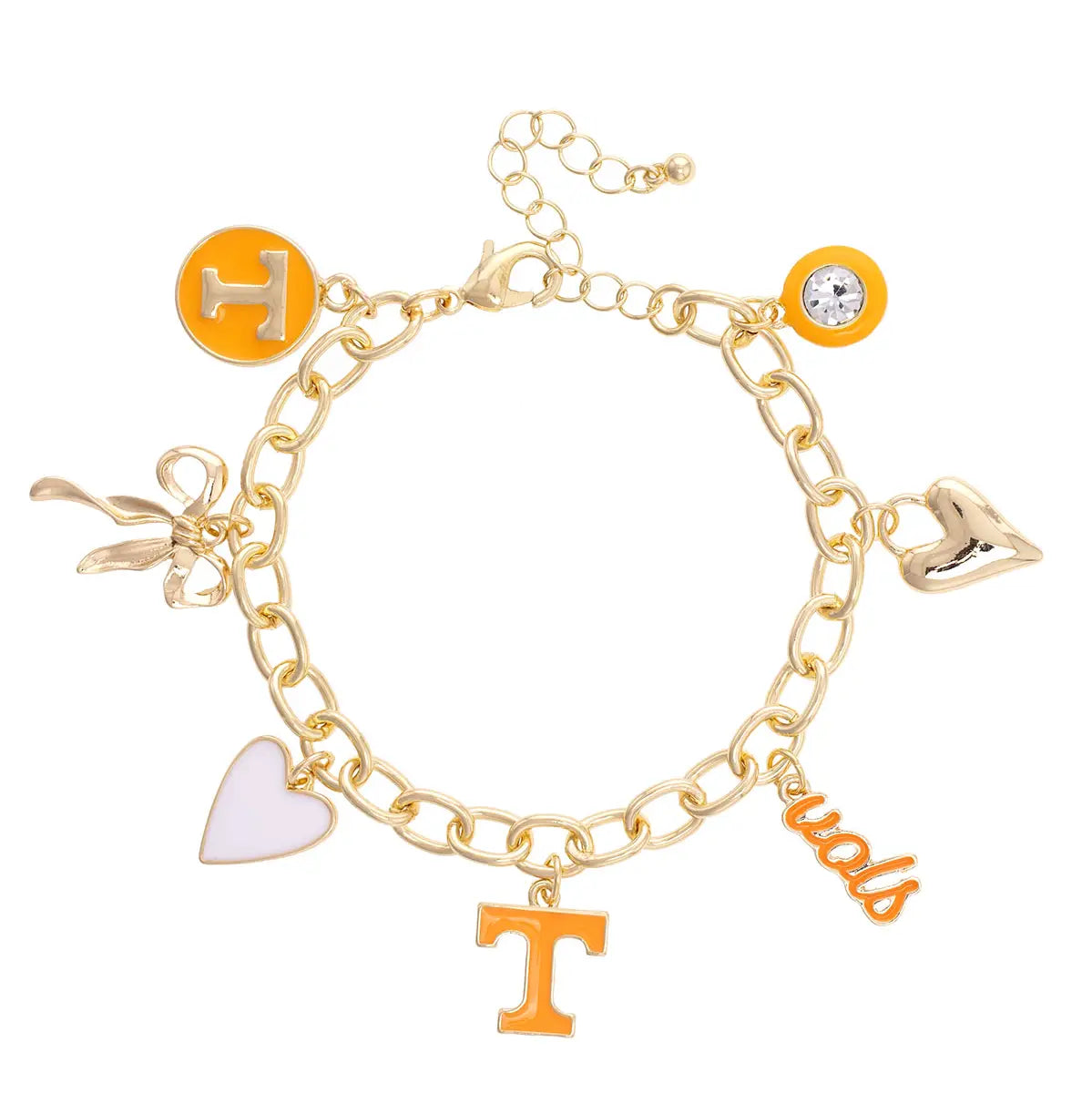 Canvas Style Charm Bracelet