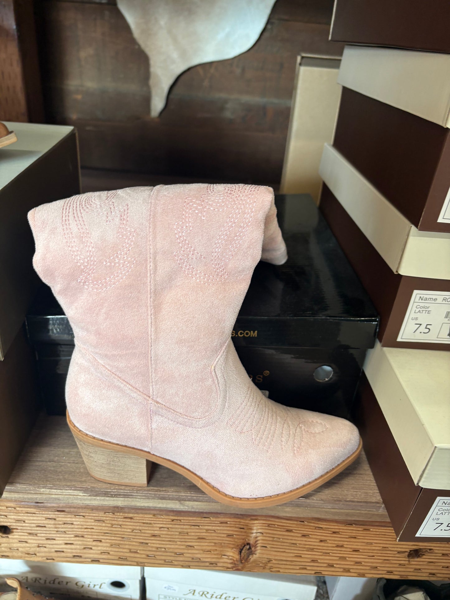 Light Pink Boots