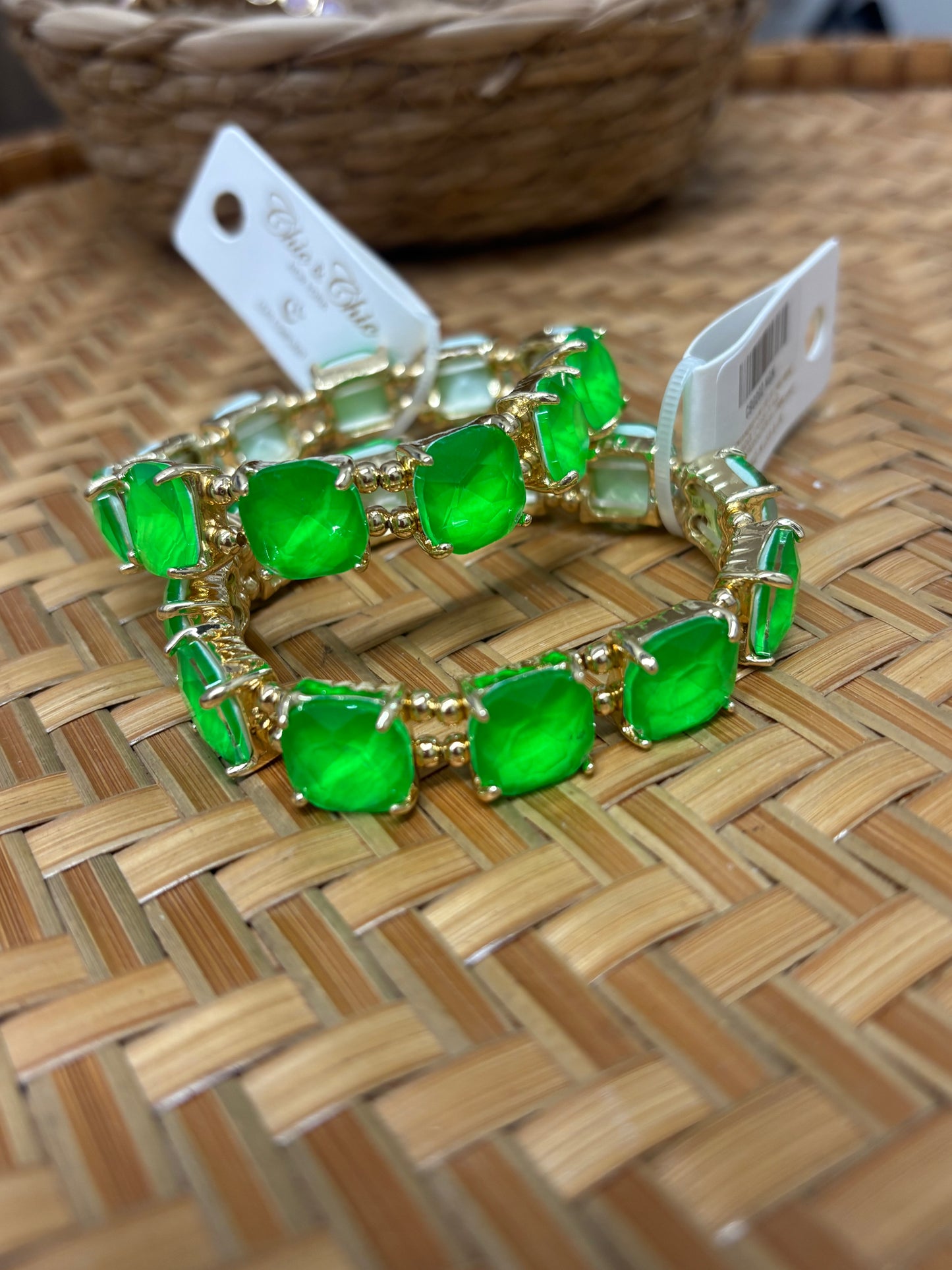 Green Gemstone Bracelet
