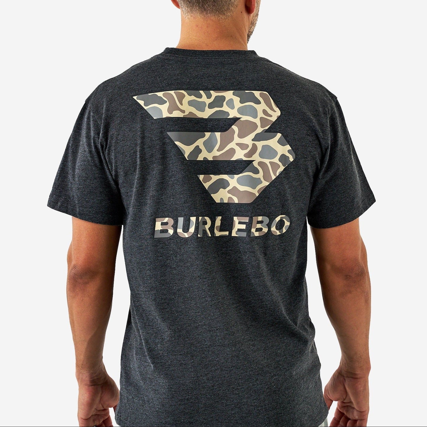 Burlebo Black with Camo Logo Tee