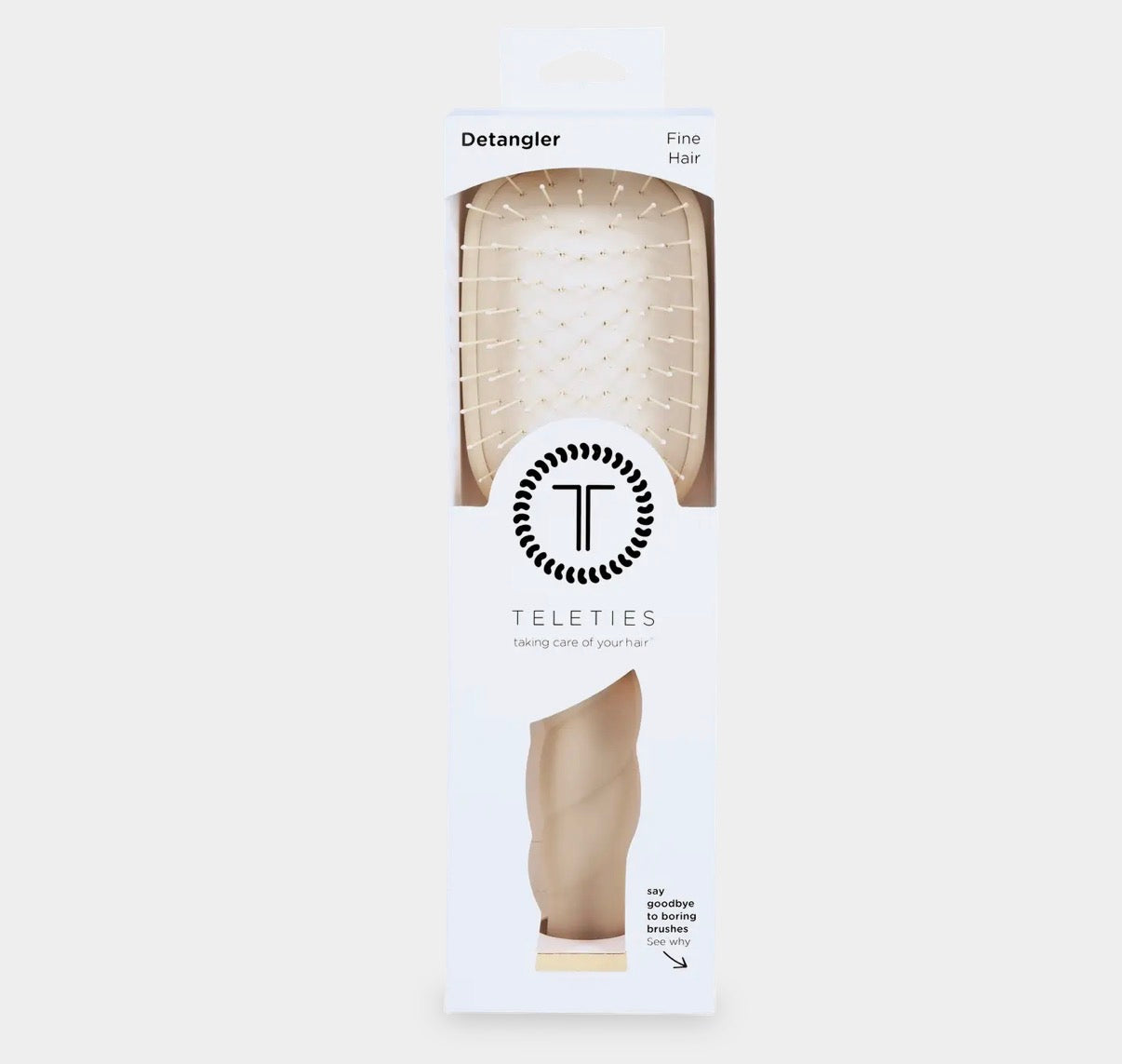Detangler Hair Brush For Fine Hair - Tan