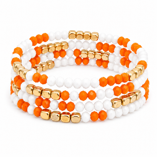 Game Day Beaded Bracelet