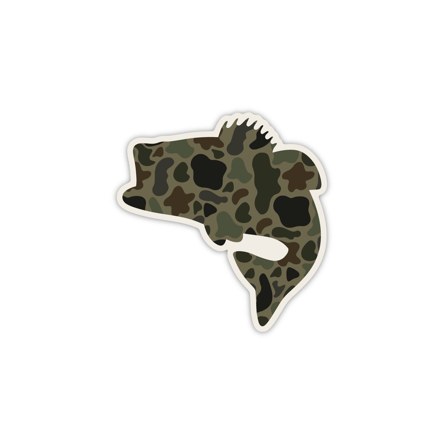Bass Sticker in TENN™ Camo