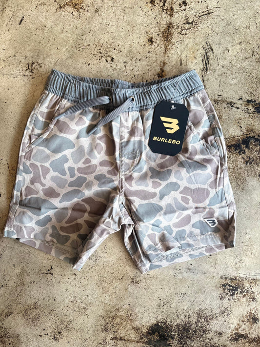 Burlebo  Dark Camo Athletic Shorts