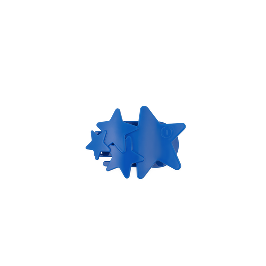 Flat Hair Clip | Tiny | Blue Shooting Star