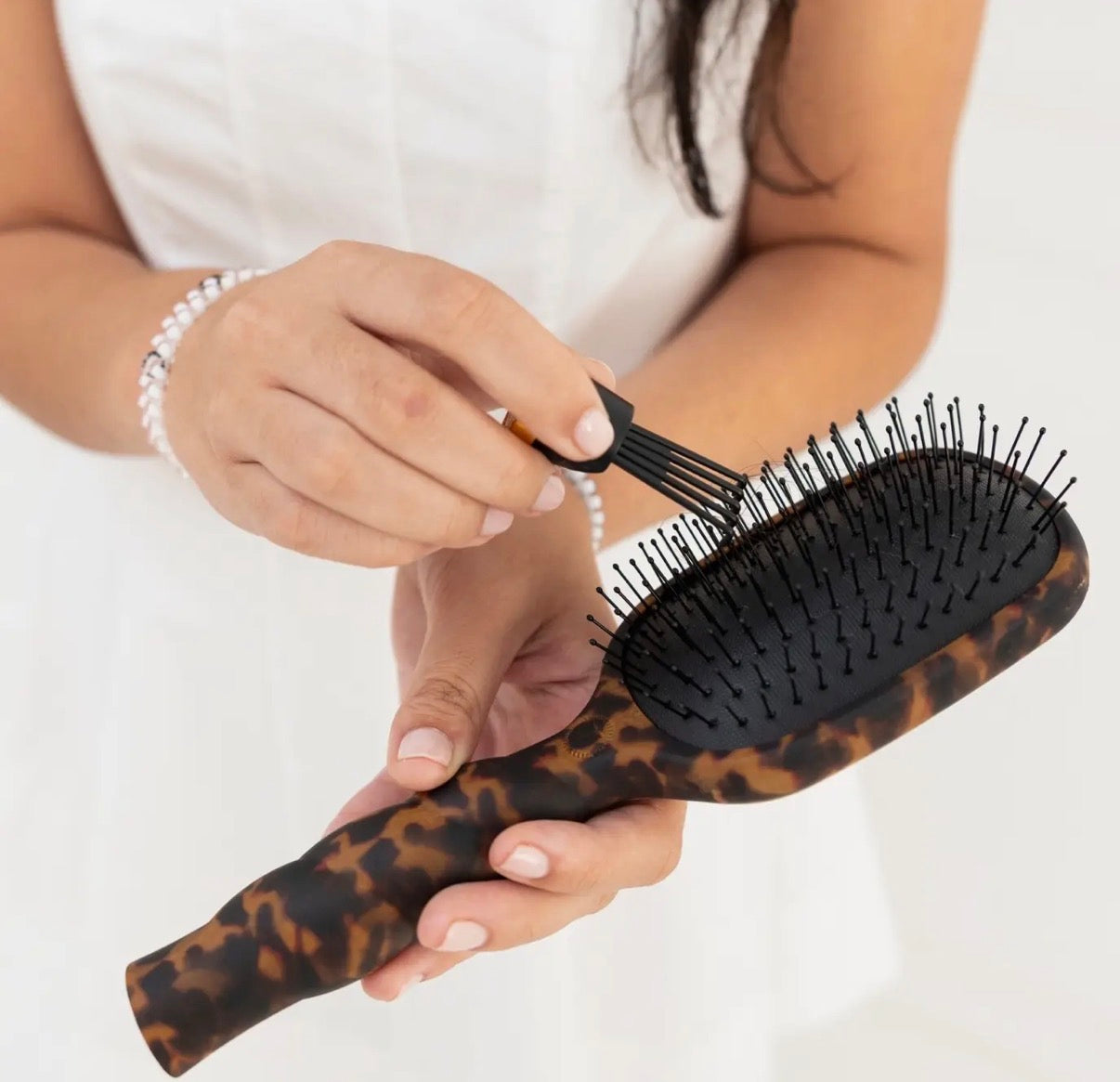 Detangler Hair Brush For Medium Hair - Tortoise