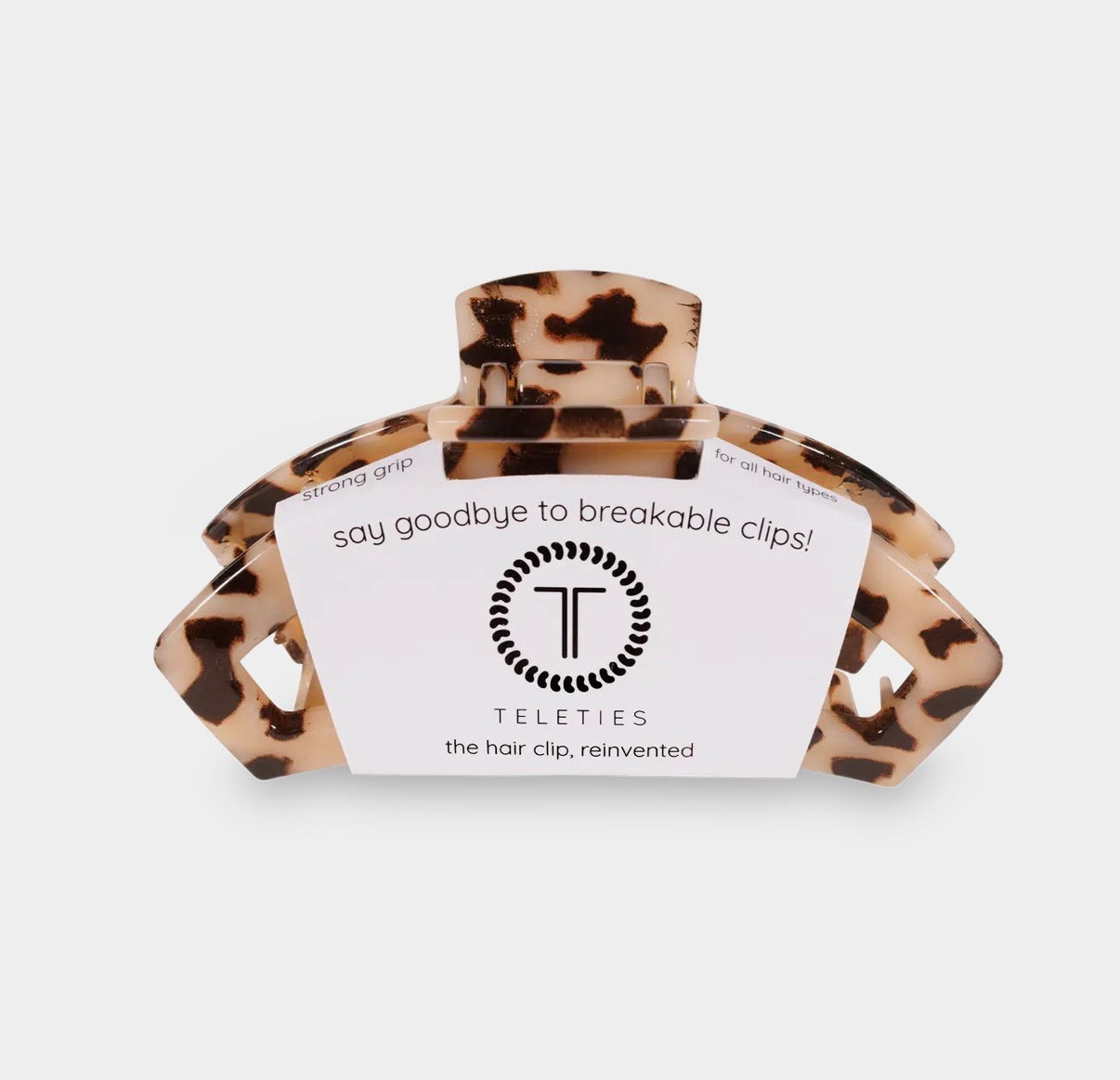 Open Hair Clip | Medium |  Blonde Tortoise
