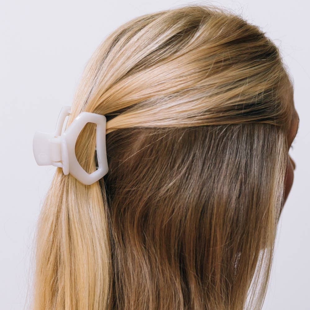 Open Coconut White | Petite | Hair Clip