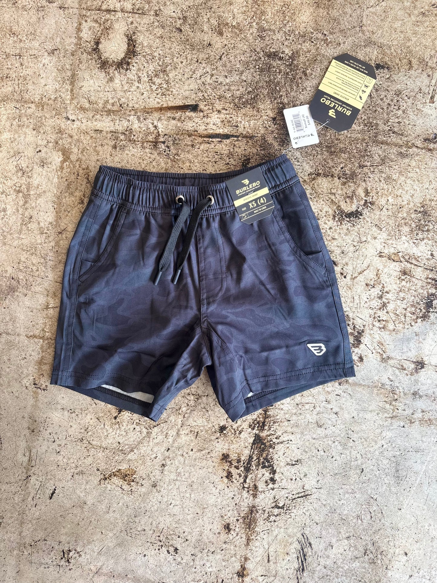 Burlebo Black Athletic Shorts YOUTH