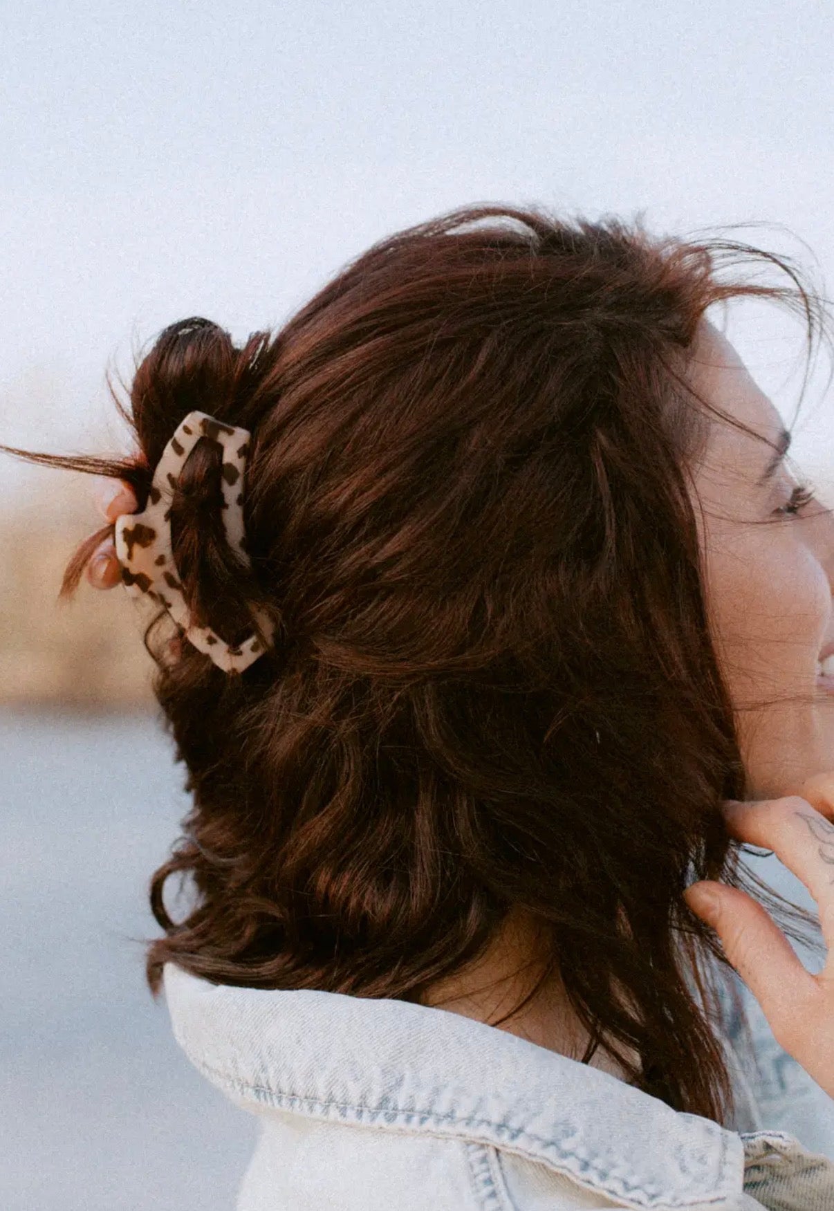Open Hair Clip | Medium |  Blonde Tortoise