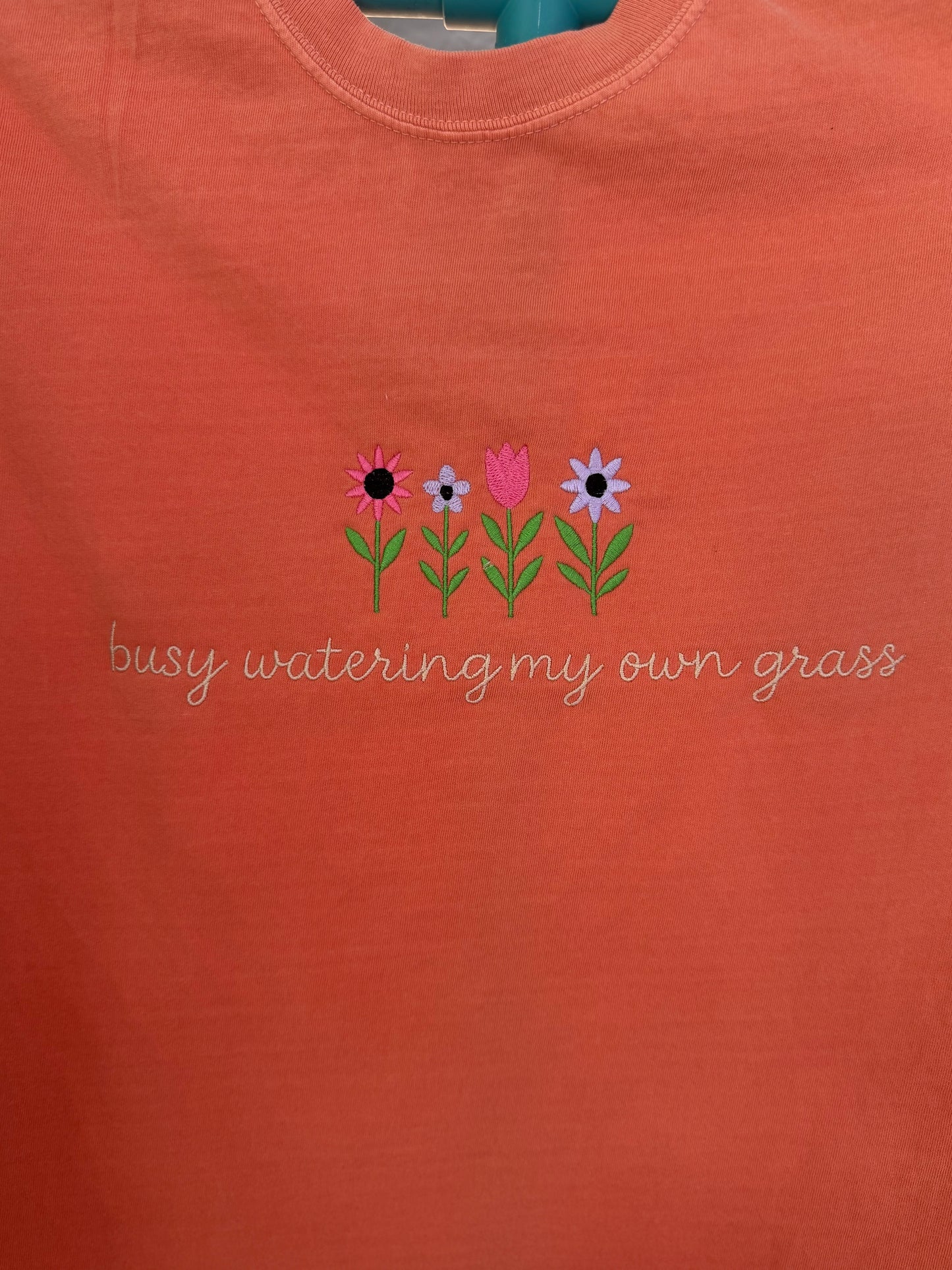 Busy Watering My Own Grass