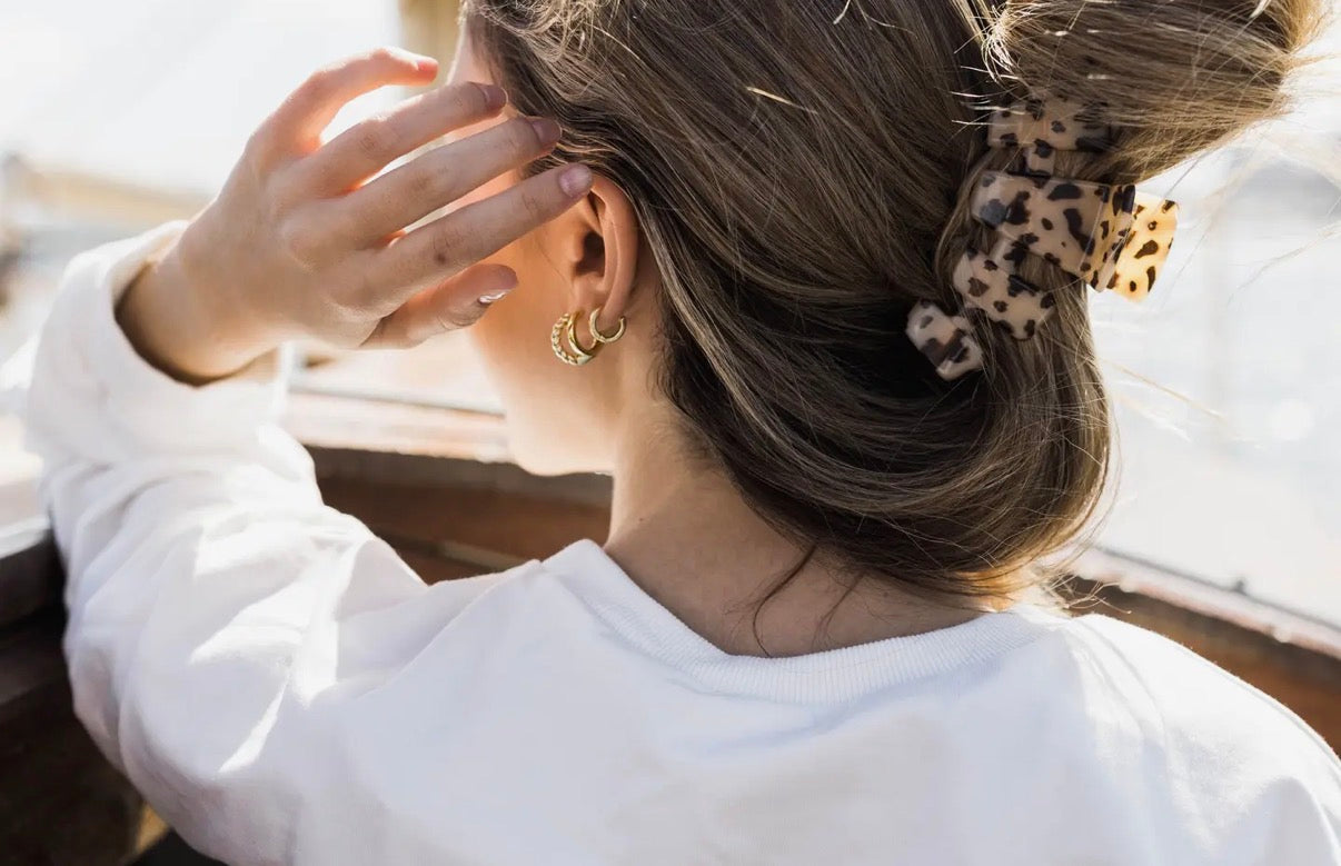 Classic Hair Clip | Large | Blonde Tortoise