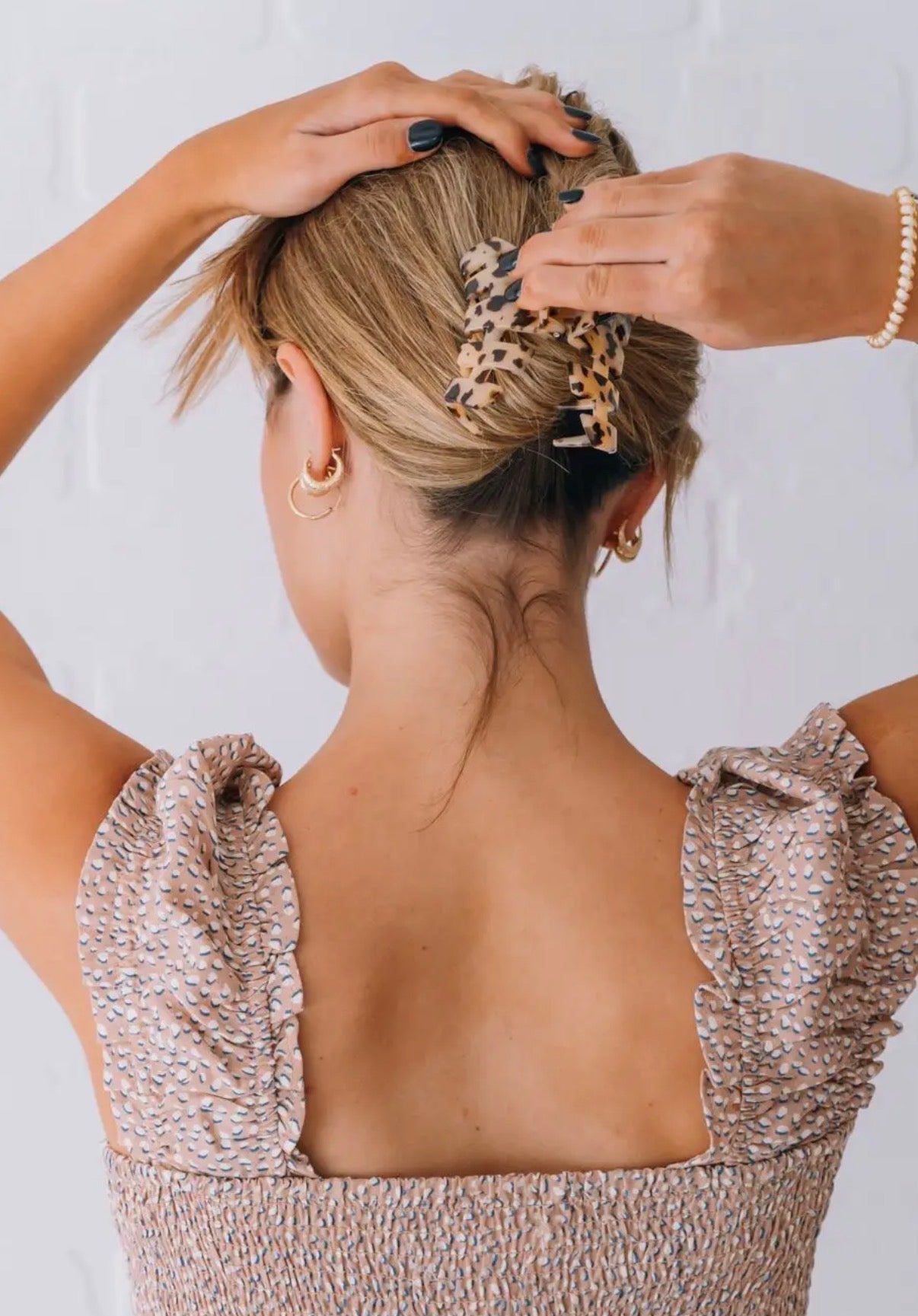 Classic Hair Clip | Large | Blonde Tortoise