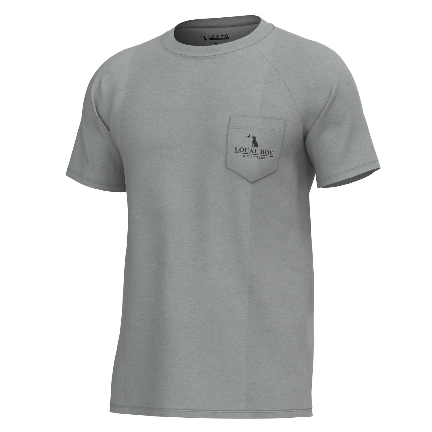 Heathered Local Boy Logo-Brush Badge