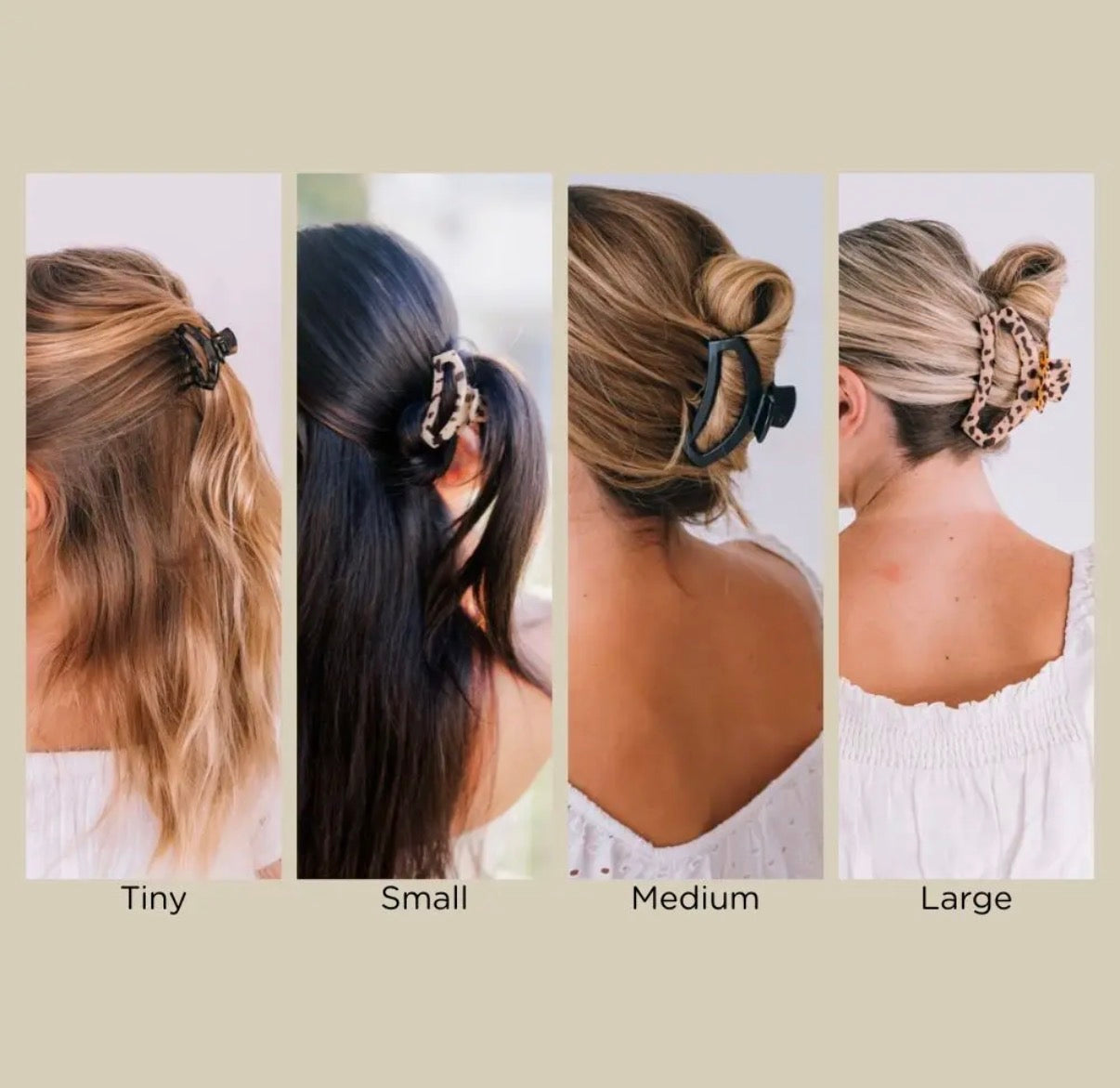 Open Hair Clip | Medium |  Blonde Tortoise