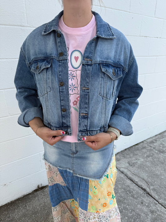 Cropped Jean Jacket