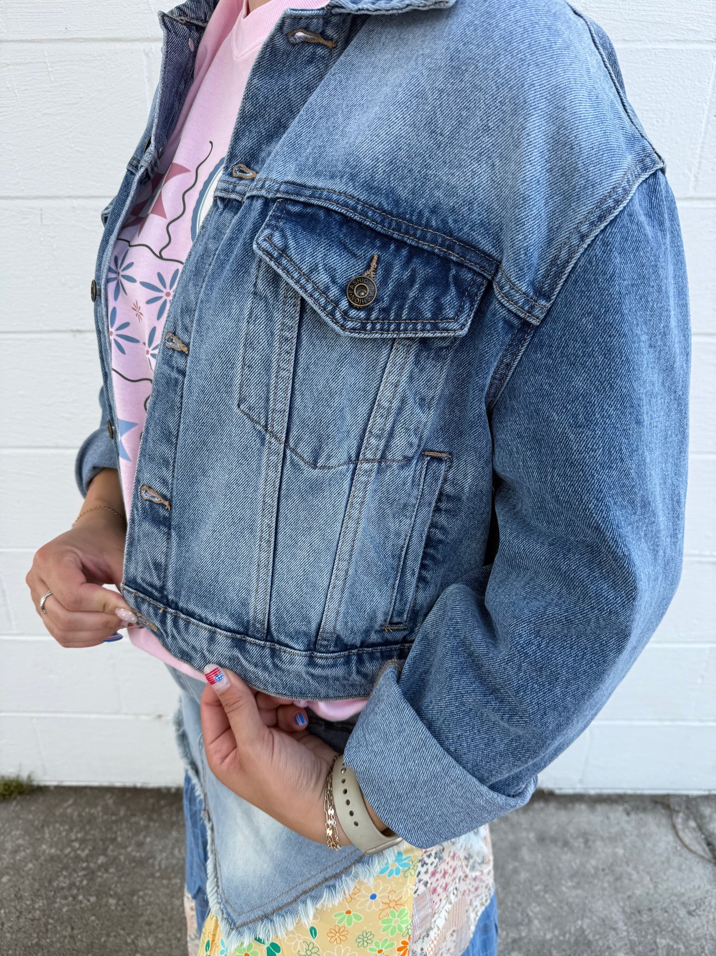 Cropped Jean Jacket