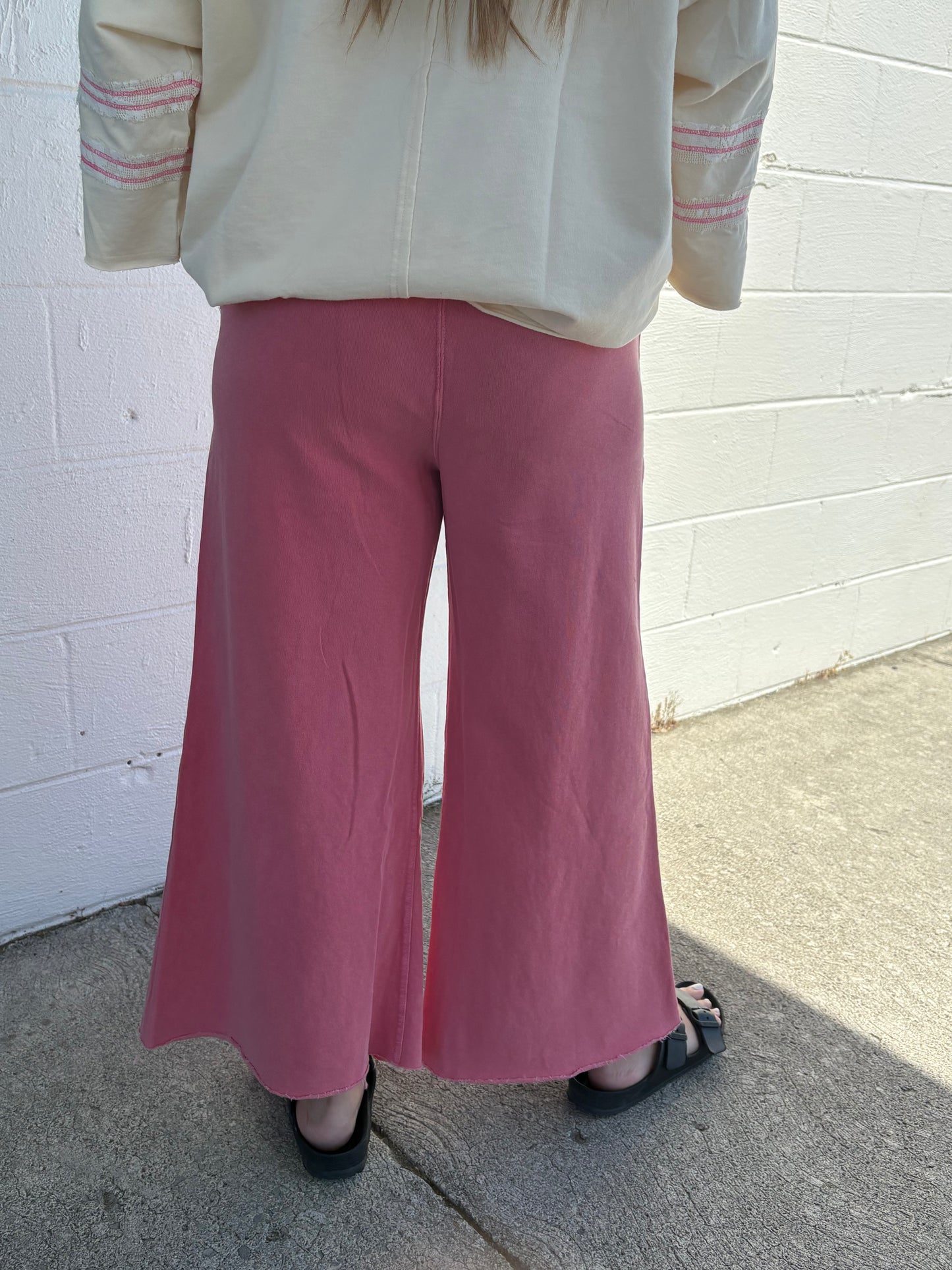 Easel Boho Red Pant