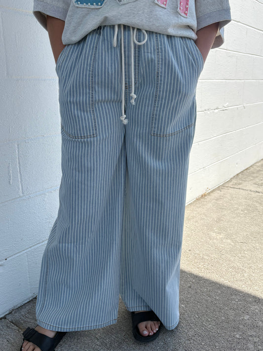 Mittoshop Stripe Denim