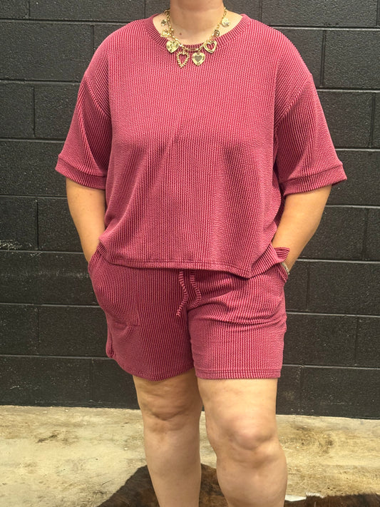 Ribbed Set-Zenana