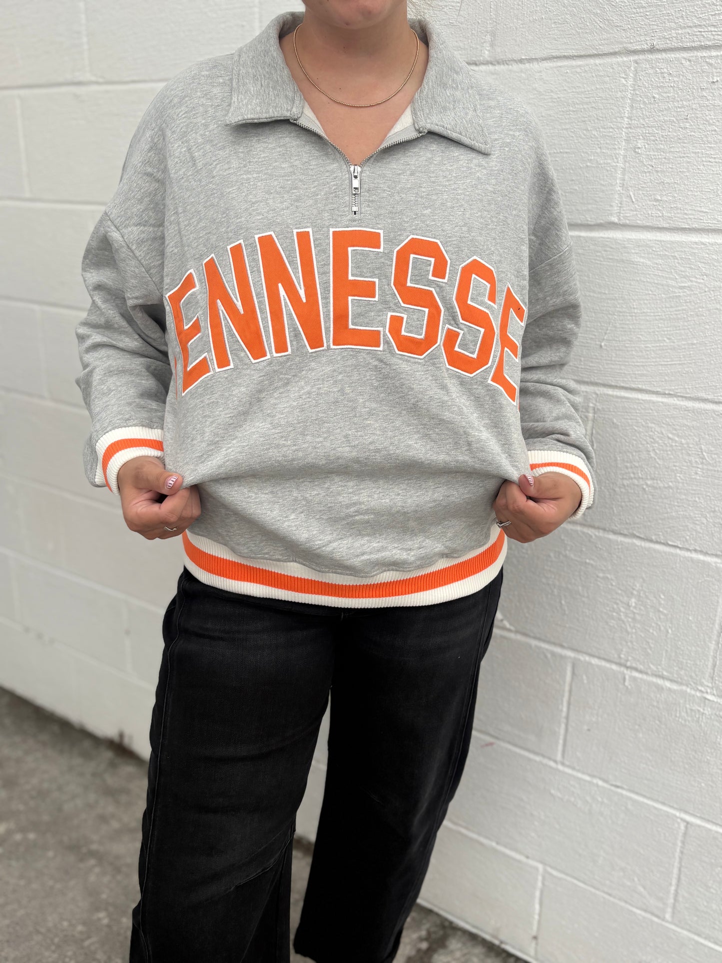 Bucketlist TN  heather grey sweatshirt