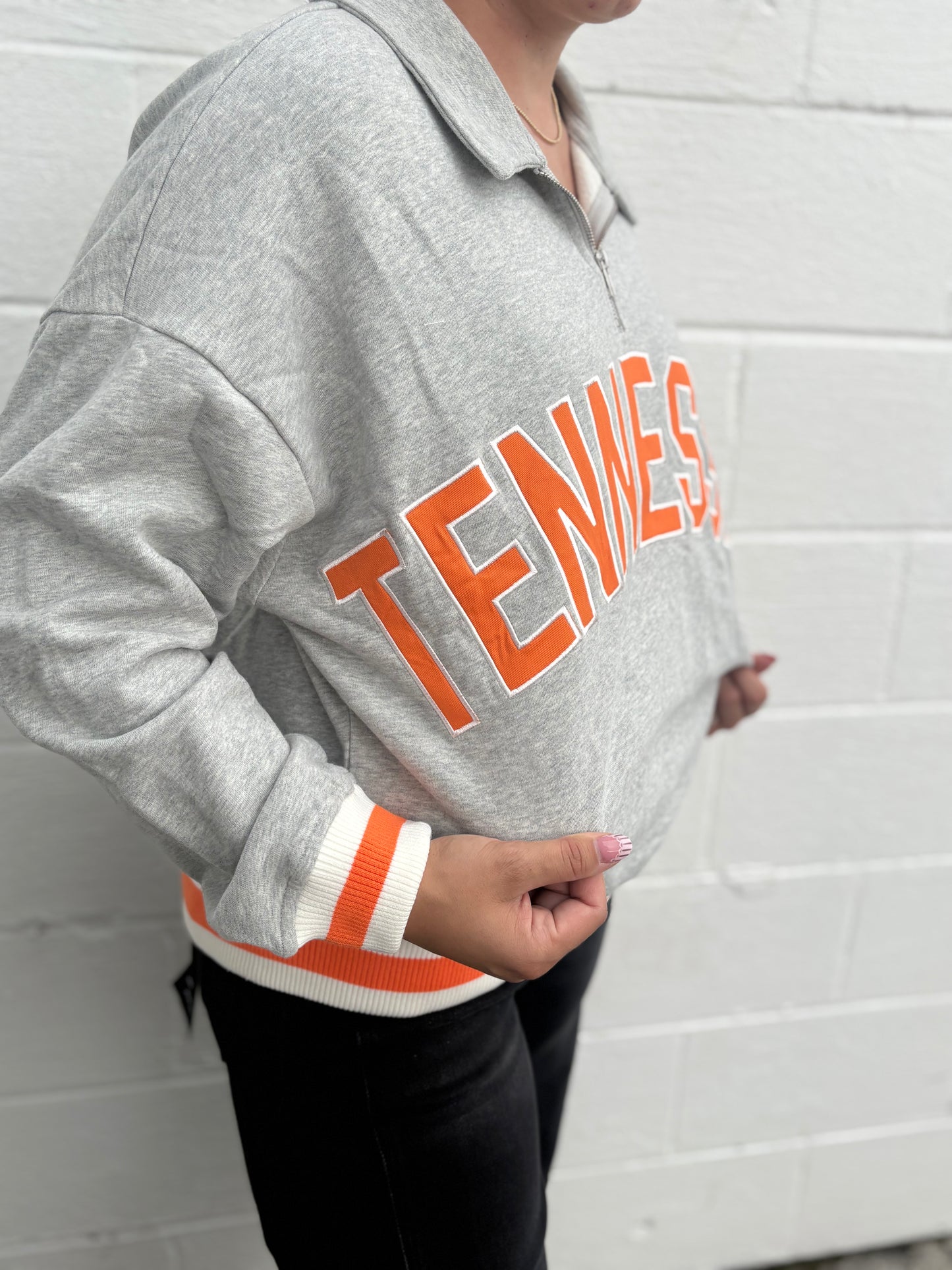 Bucketlist TN  heather grey sweatshirt