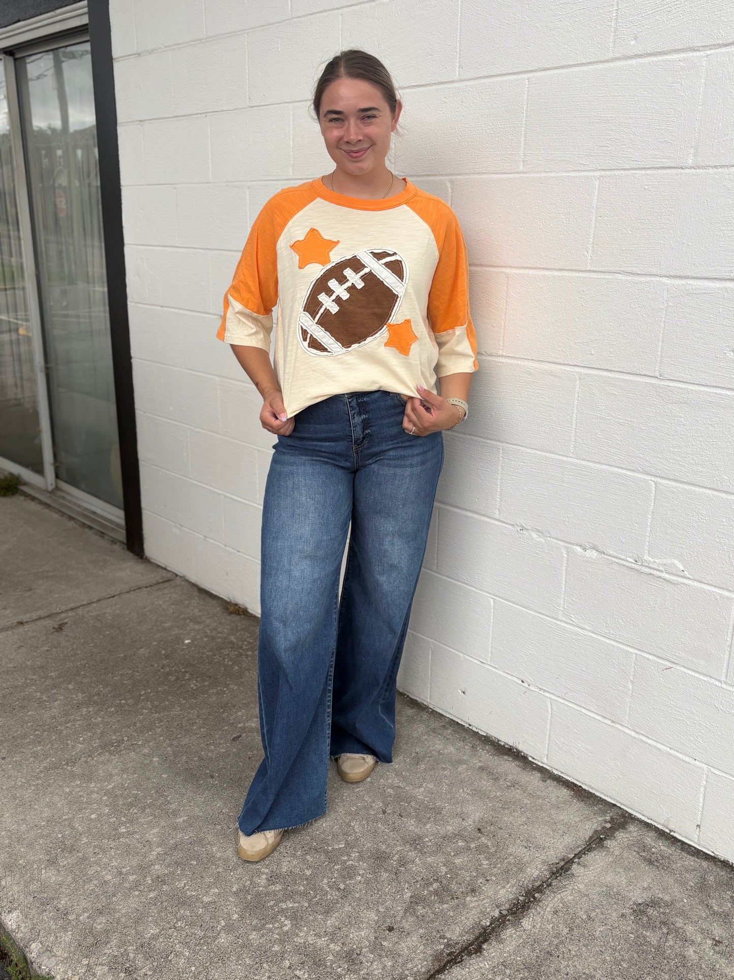 Mittoshop Football Patchwork Top