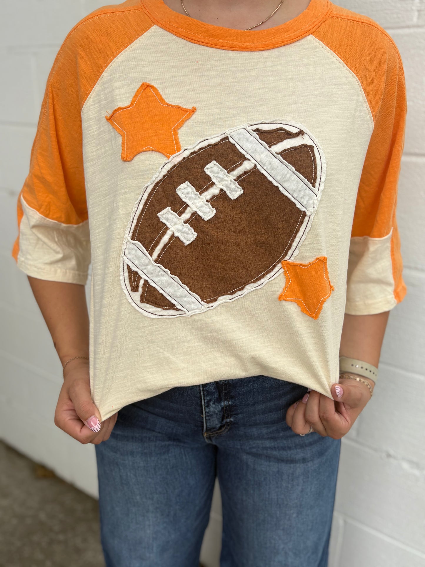 Mittoshop Football Patchwork Top
