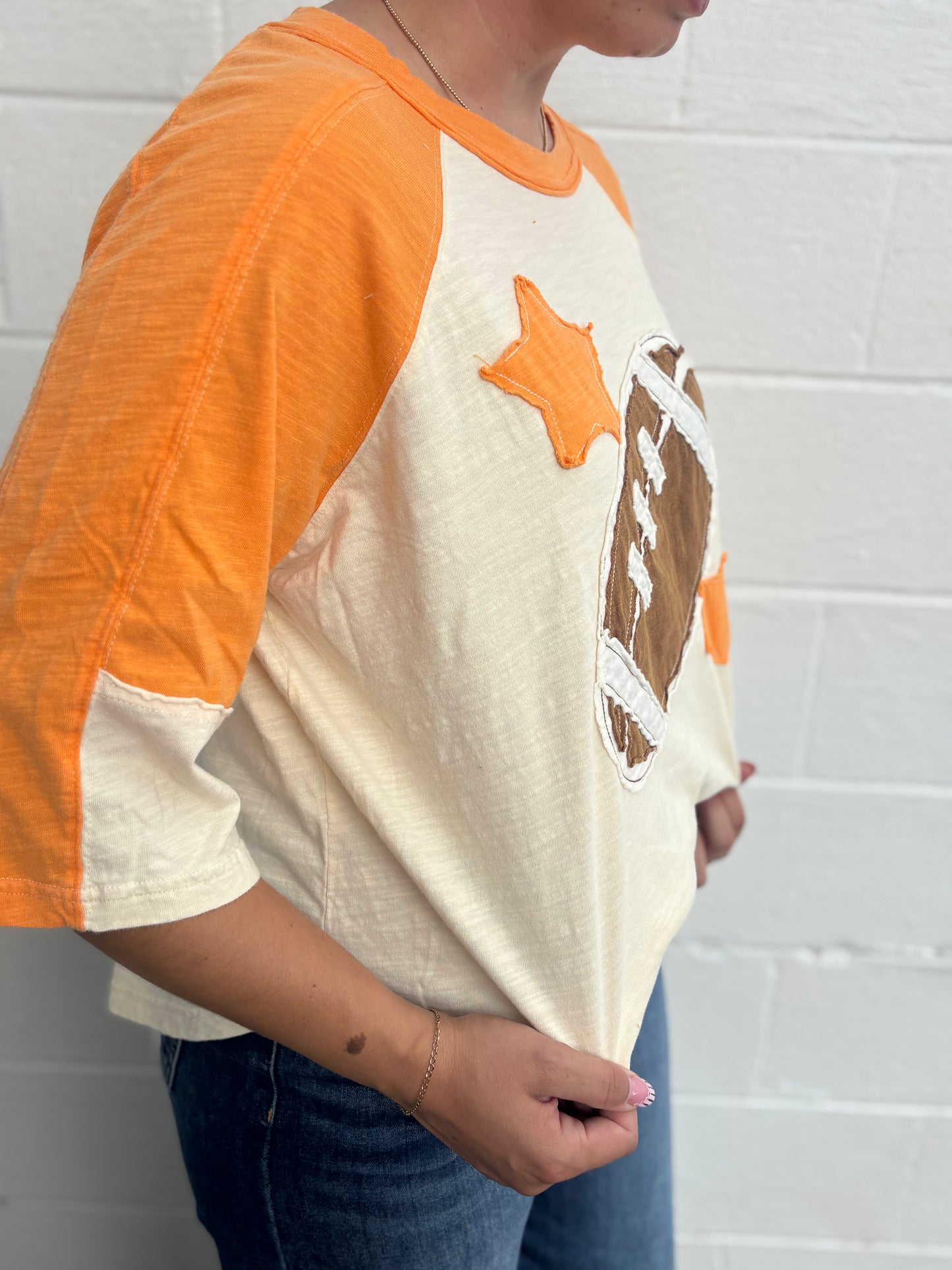 Mittoshop Football Patchwork Top