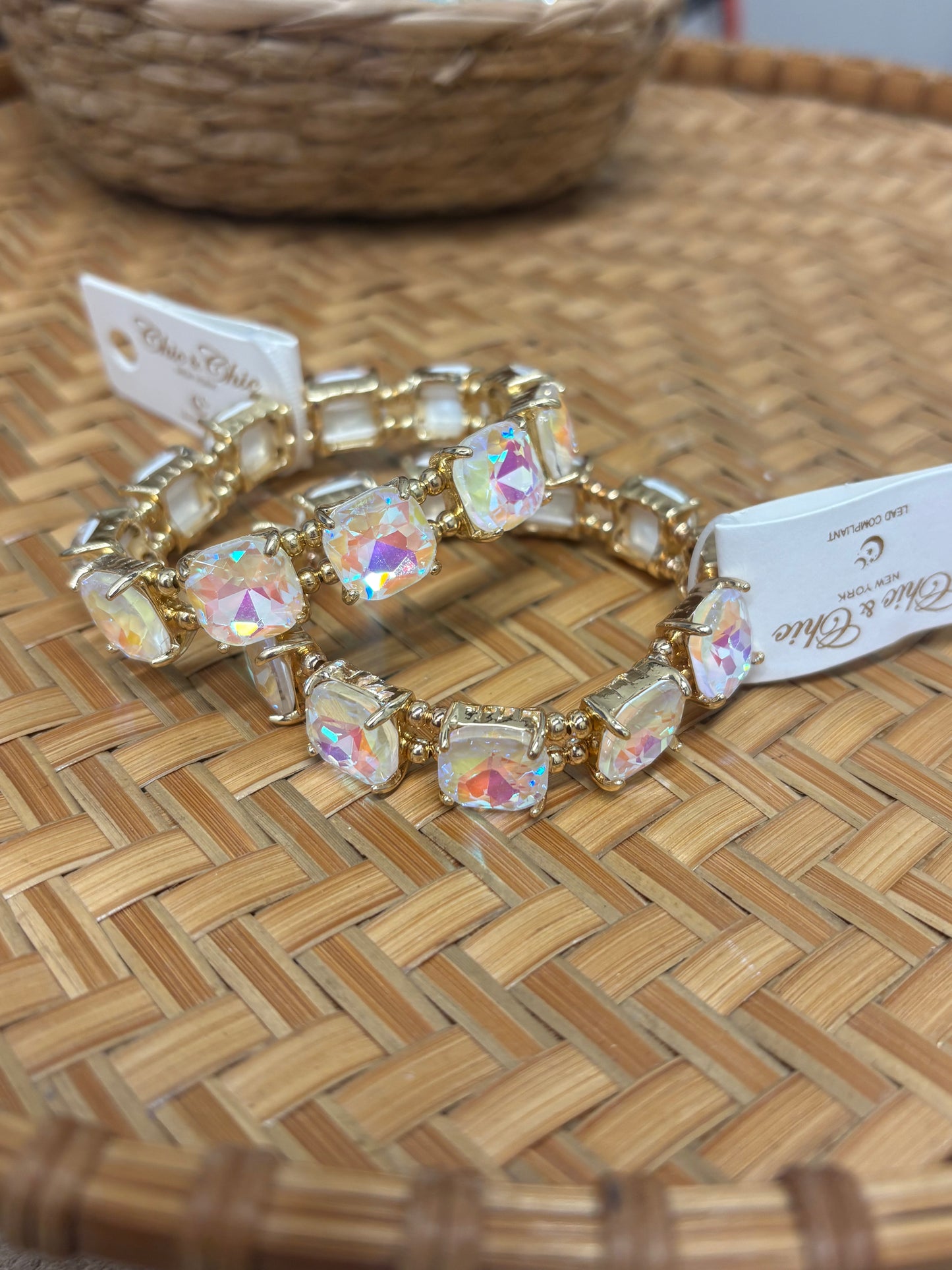 White Gemstone Bracelet