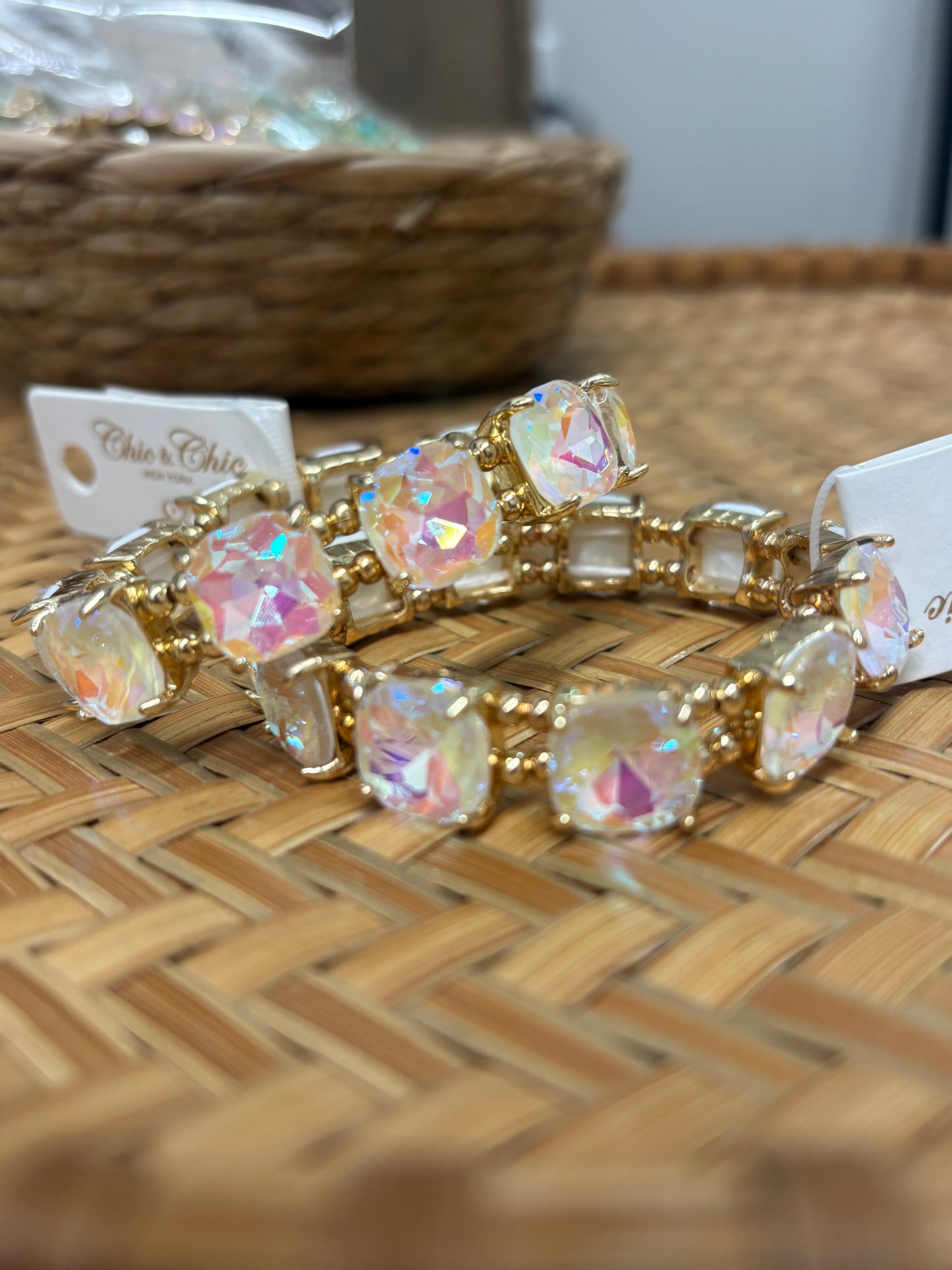 White Gemstone Bracelet