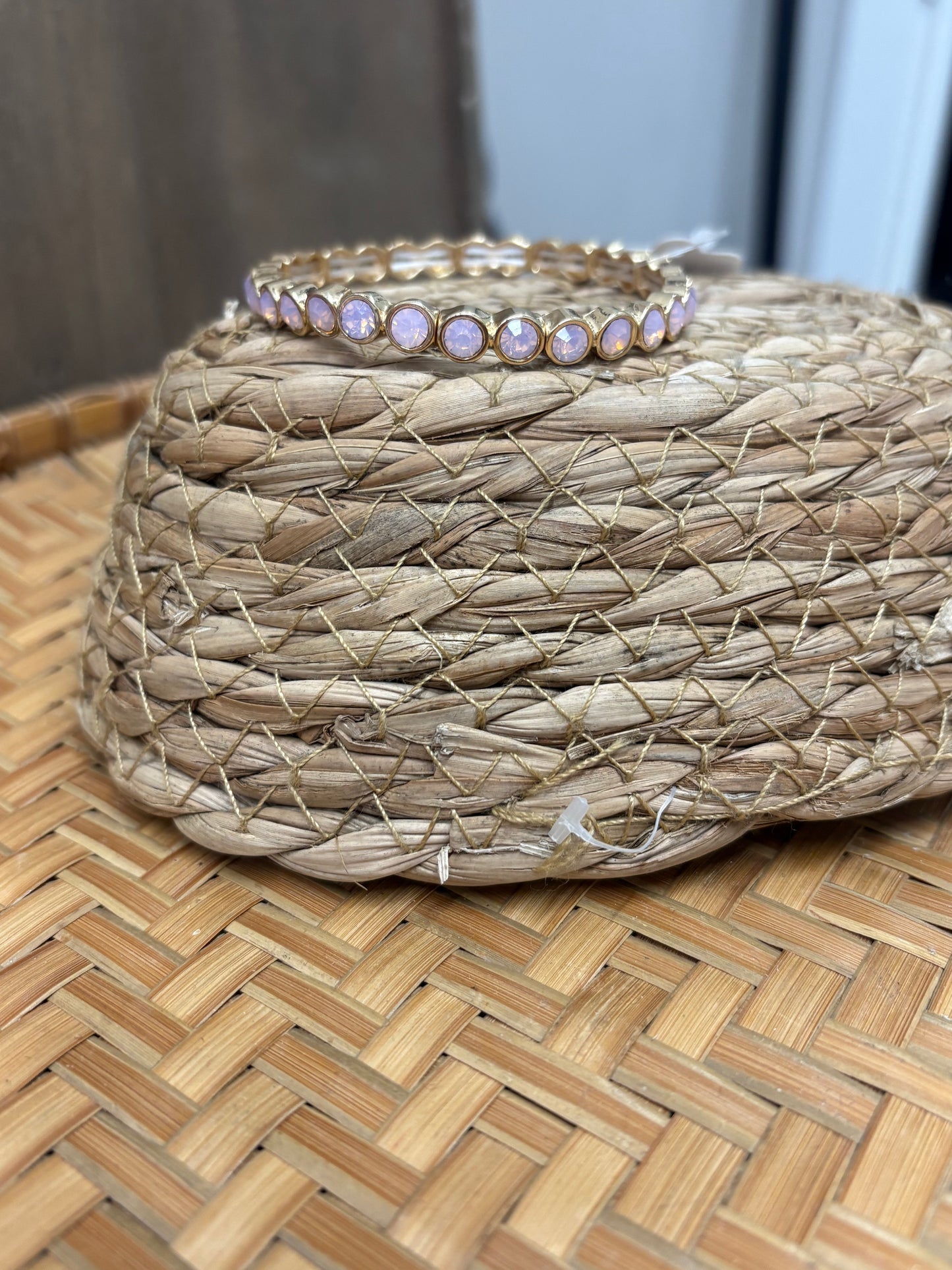 Small Pink Gemstone Bracelet