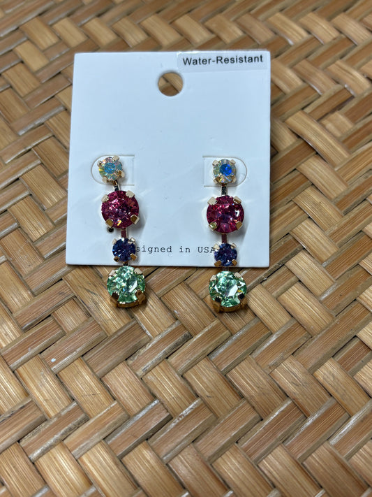 crystal earrings