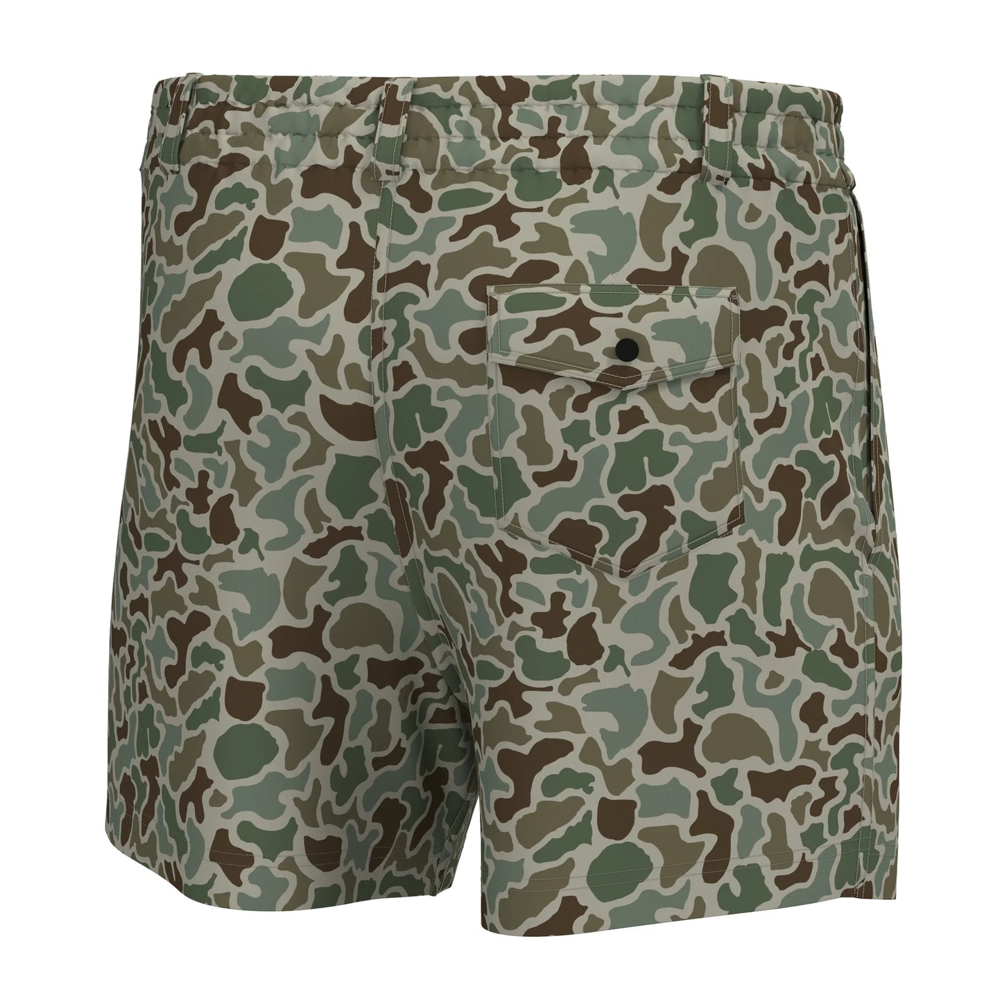 Green Camo Volley Shorts- MEN