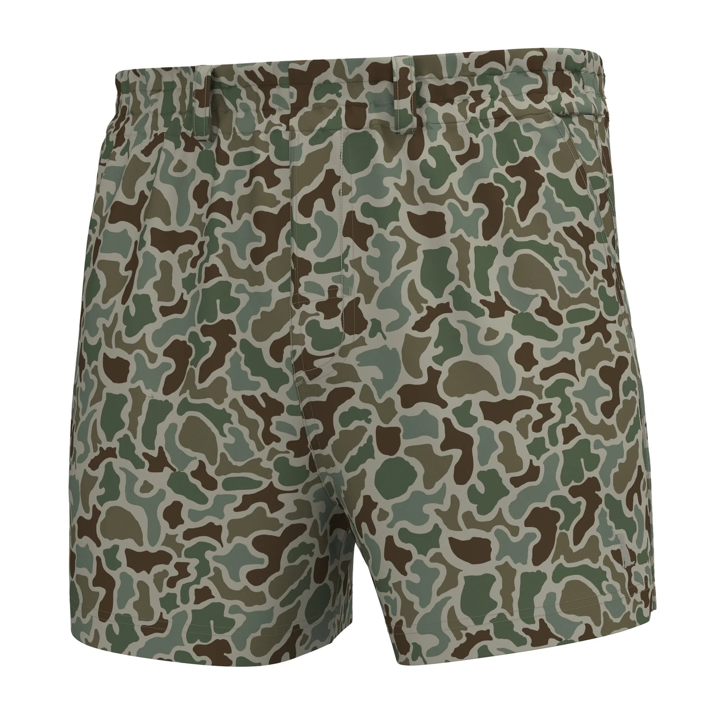 Green Camo Volley Shorts- MEN