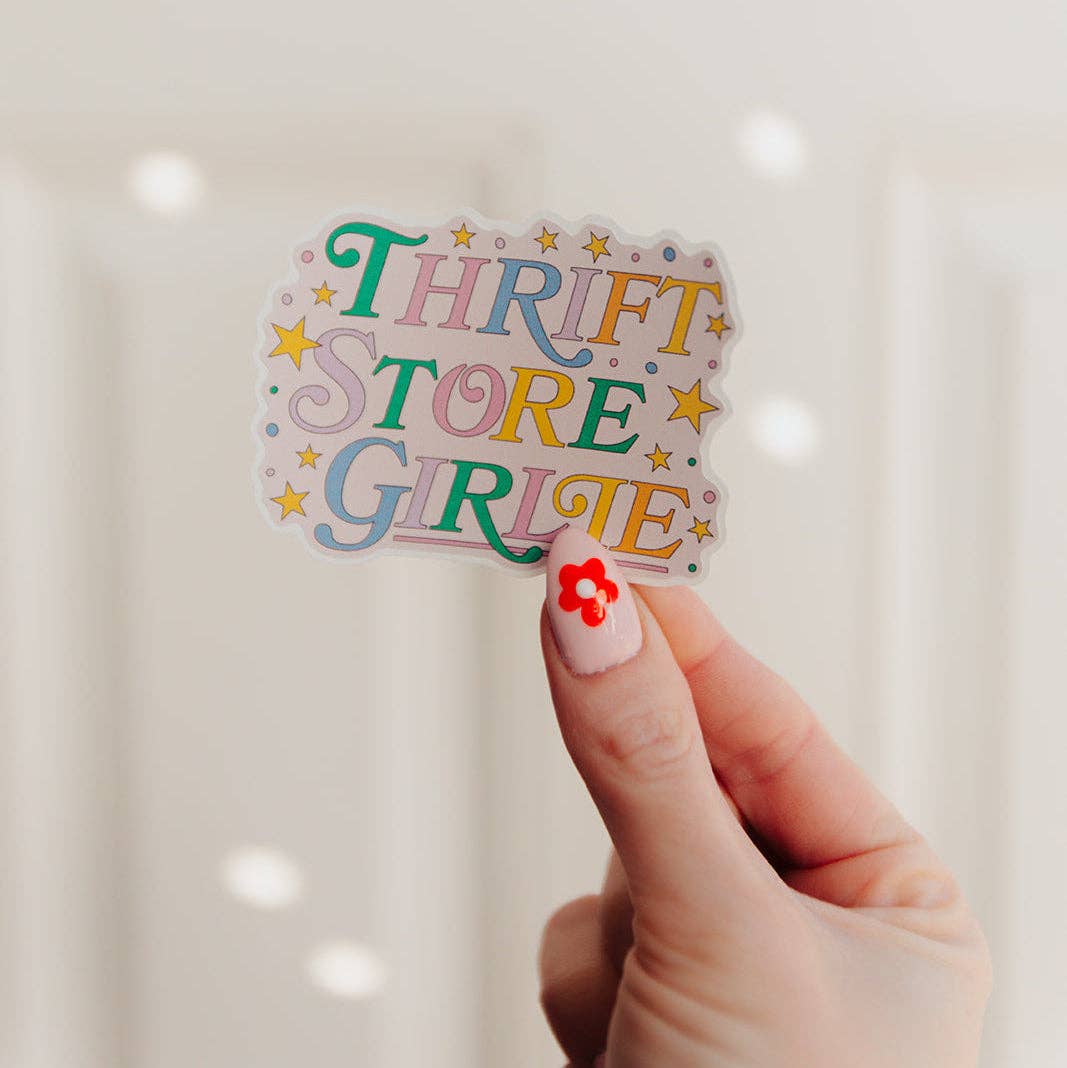 Vinyl Decal Thrift Store Girlie