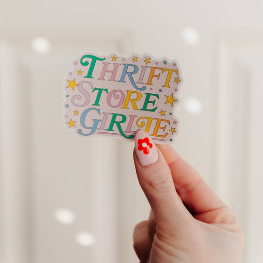 Vinyl Decal Thrift Store Girlie