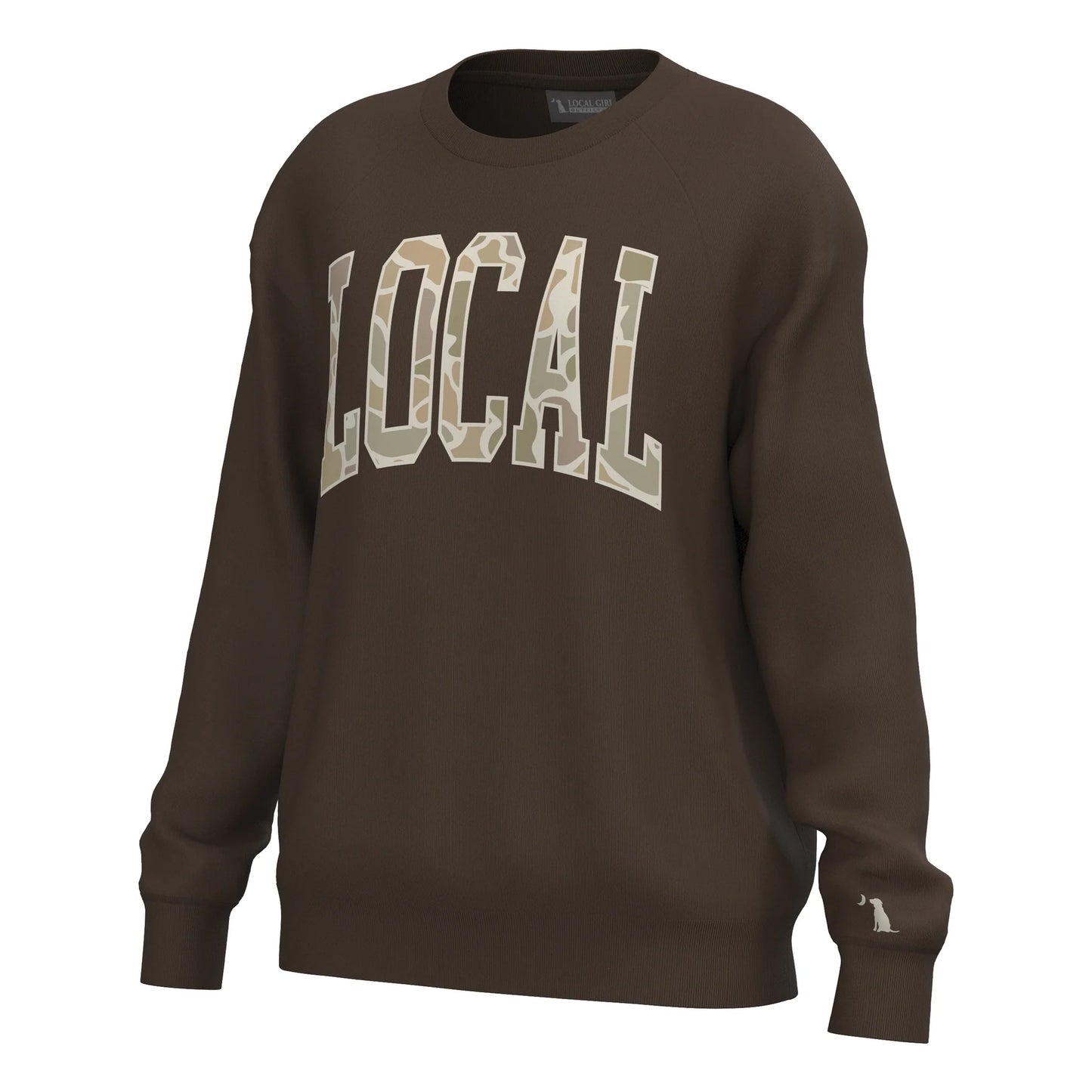 LG Crescent Crew Dark Brown