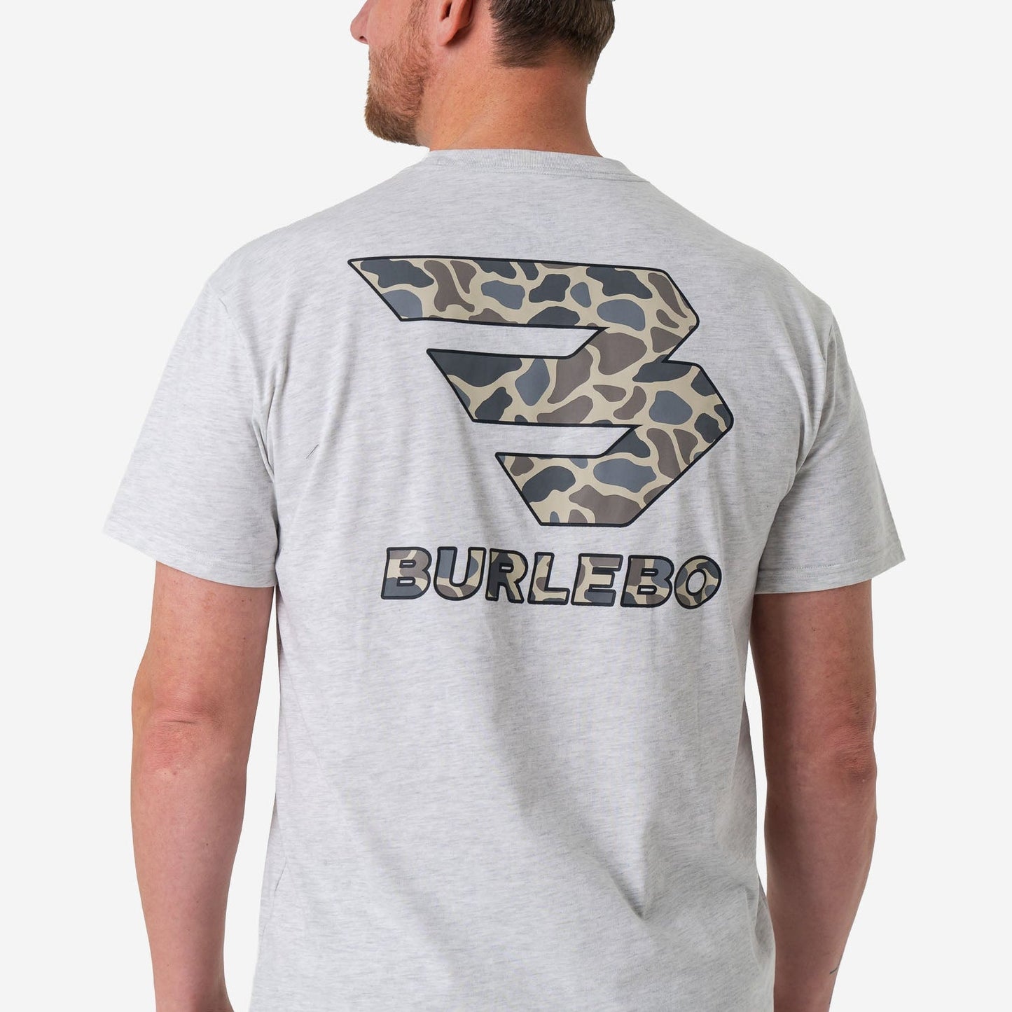 Burlebo Grey with Camo Logo Tee