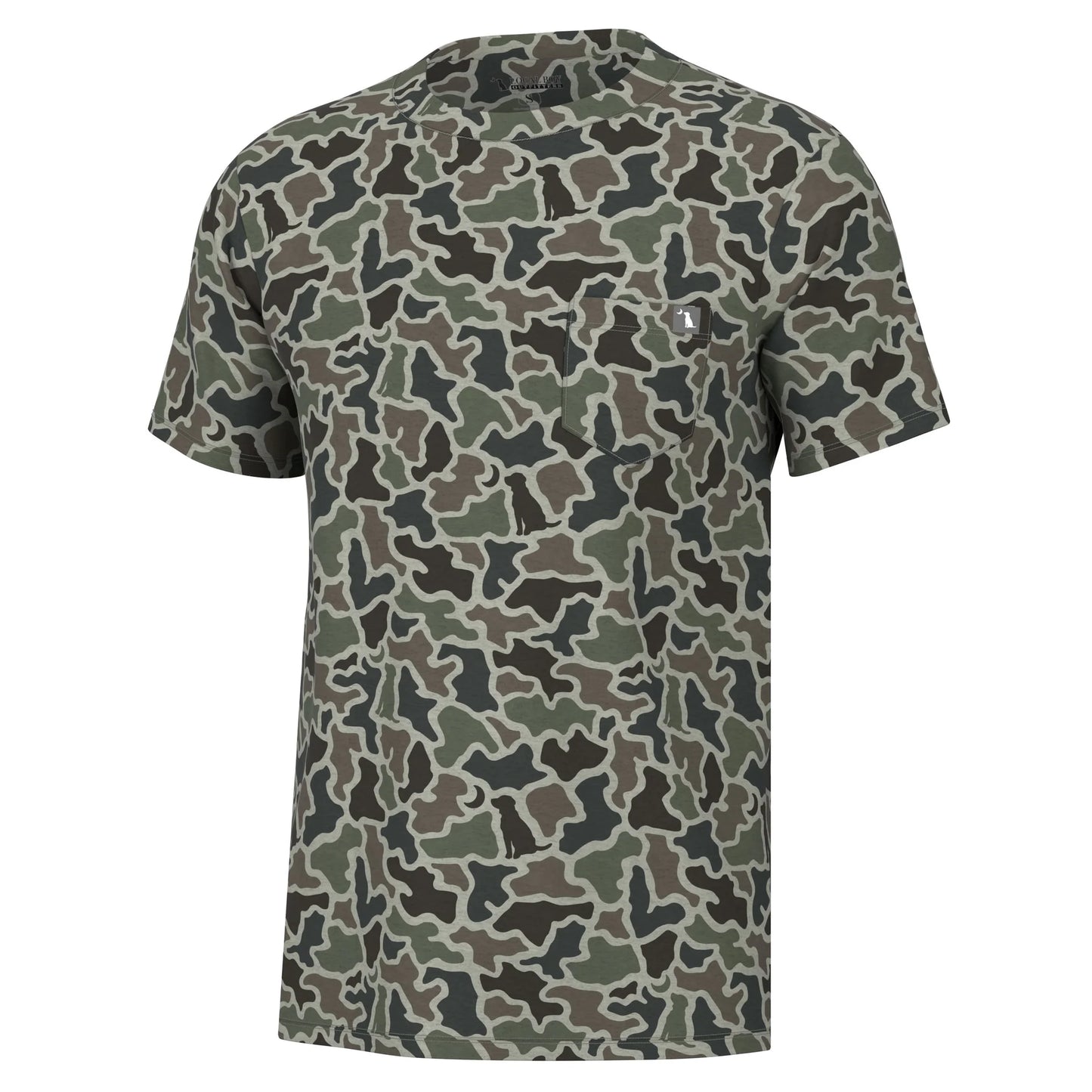 Youth S/S Heathered Blend Crew-DARK